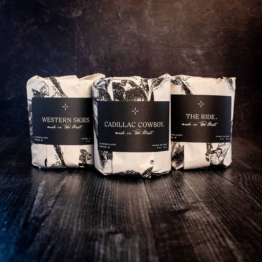 R. Rebellion - Cadillac Cowboy Candle 8 oz.