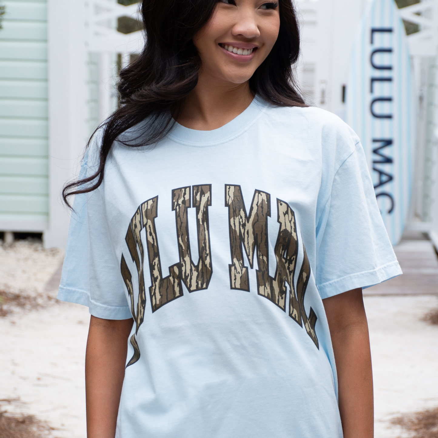 Girlie Girl Originals - LM-MO-1000 Mossy Oak Bottomland Adult Chambray Comfort Colors Mossy Oak Tee