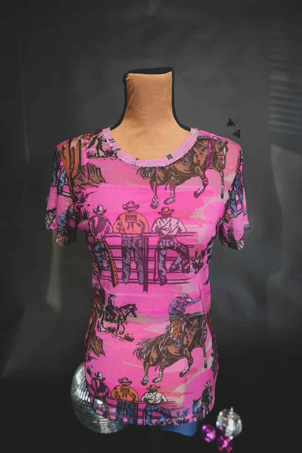 Cowtown Couture Mesh Top