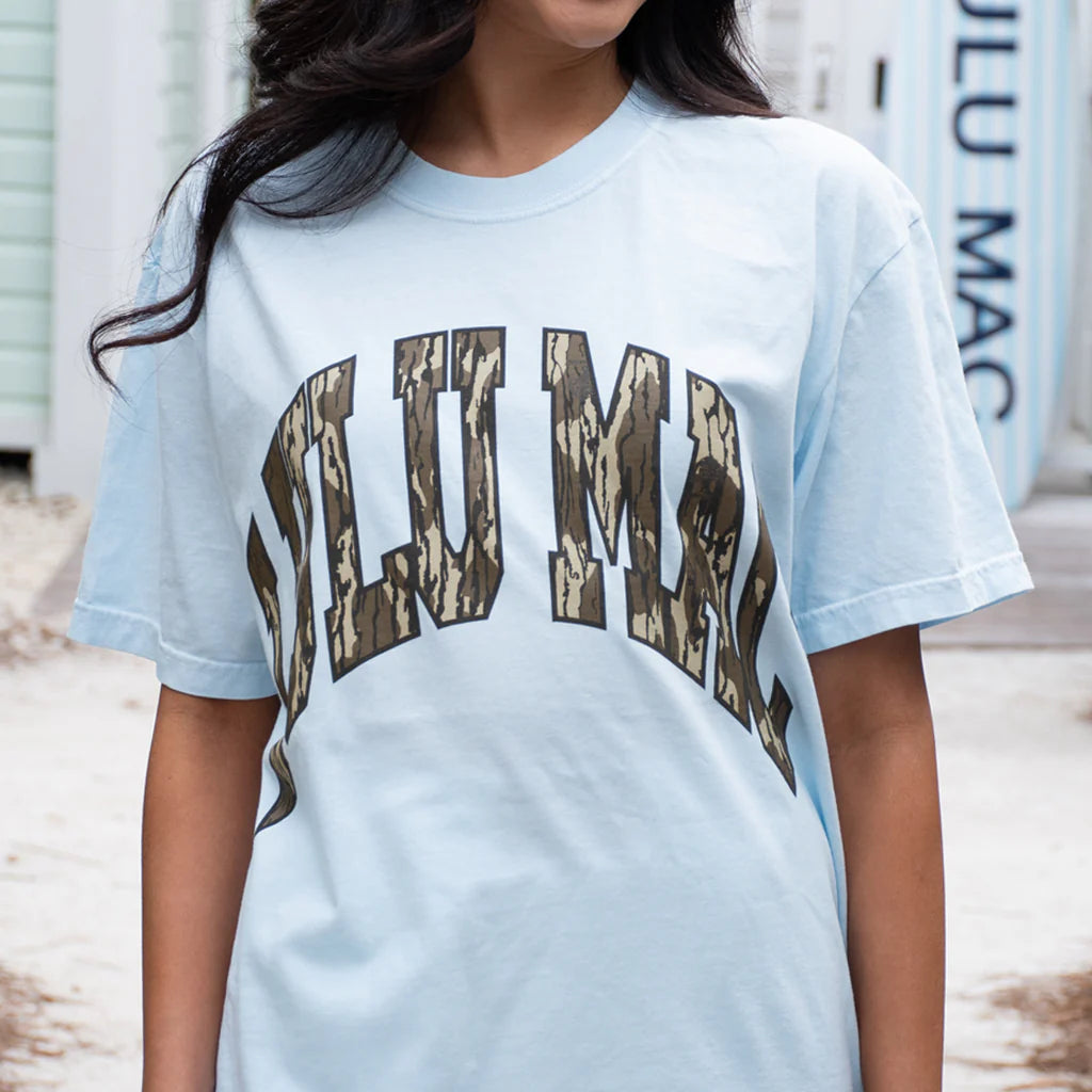 LuLu Mac Blue Mossy Oak Tee