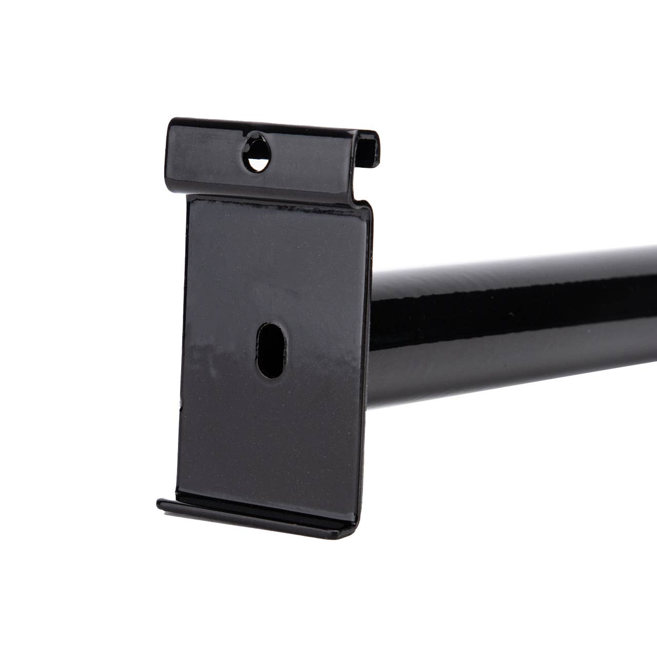 Store Supply Warehouse - Black U-Shaped Hangrail For Wire Grid