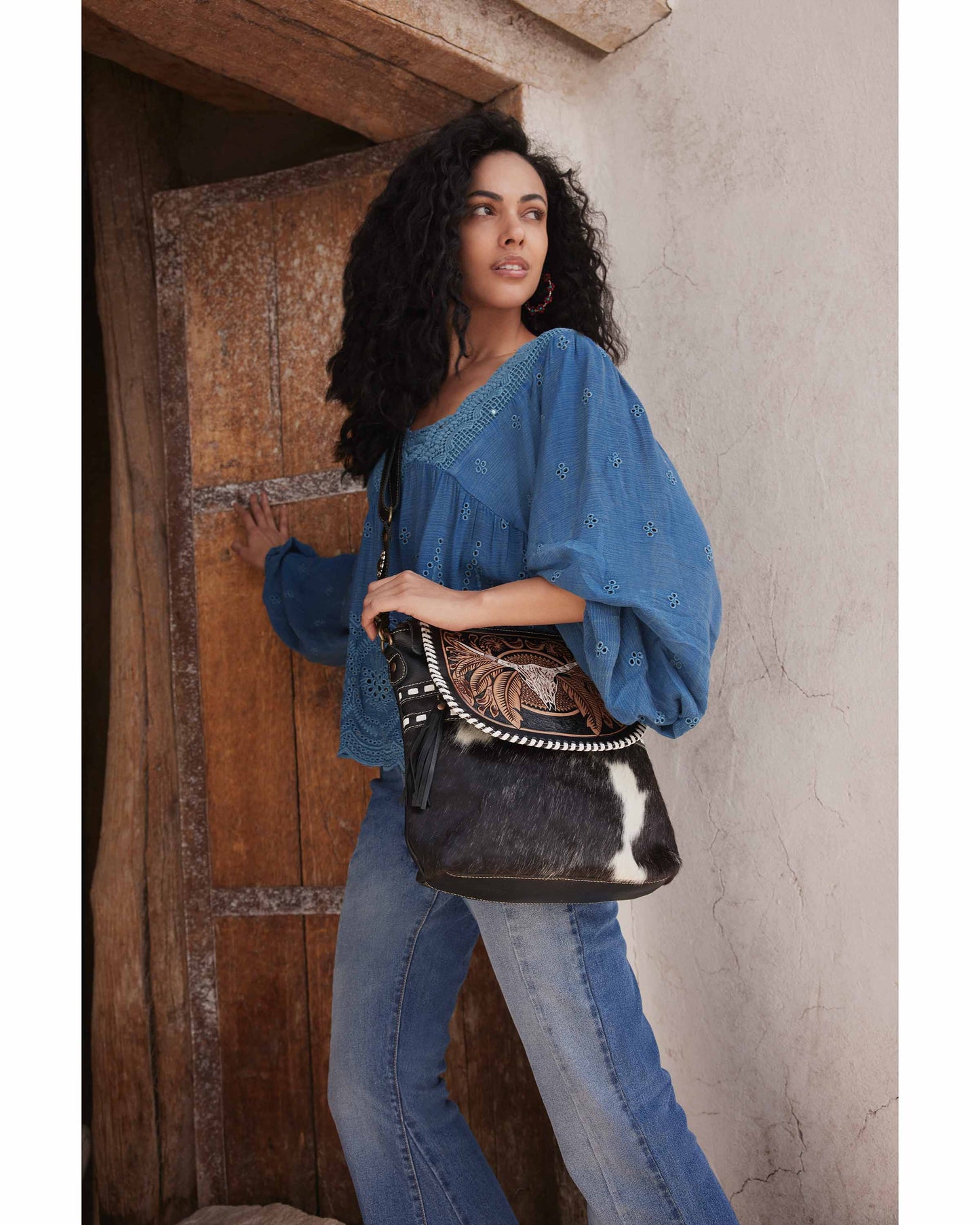Myra Bag - Spirit Of The Herd HandTooled Bag