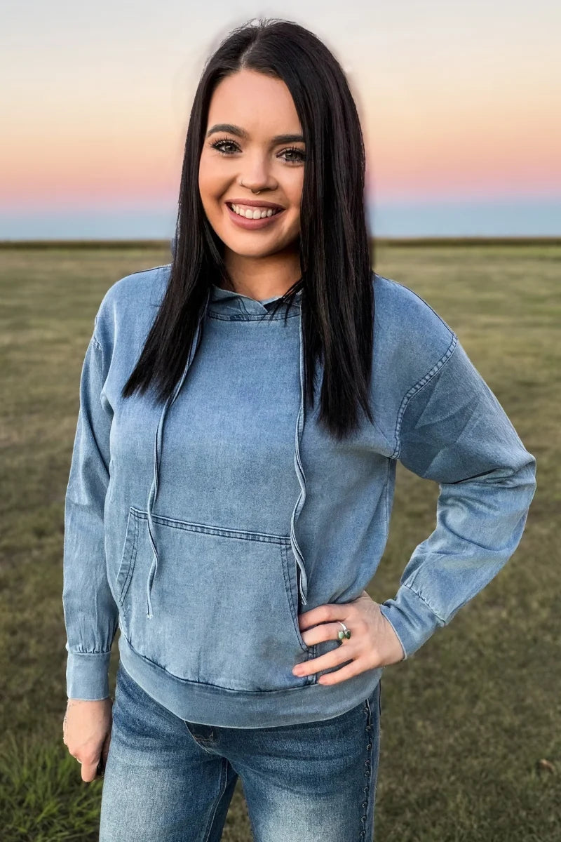 Denim Darling Pullover