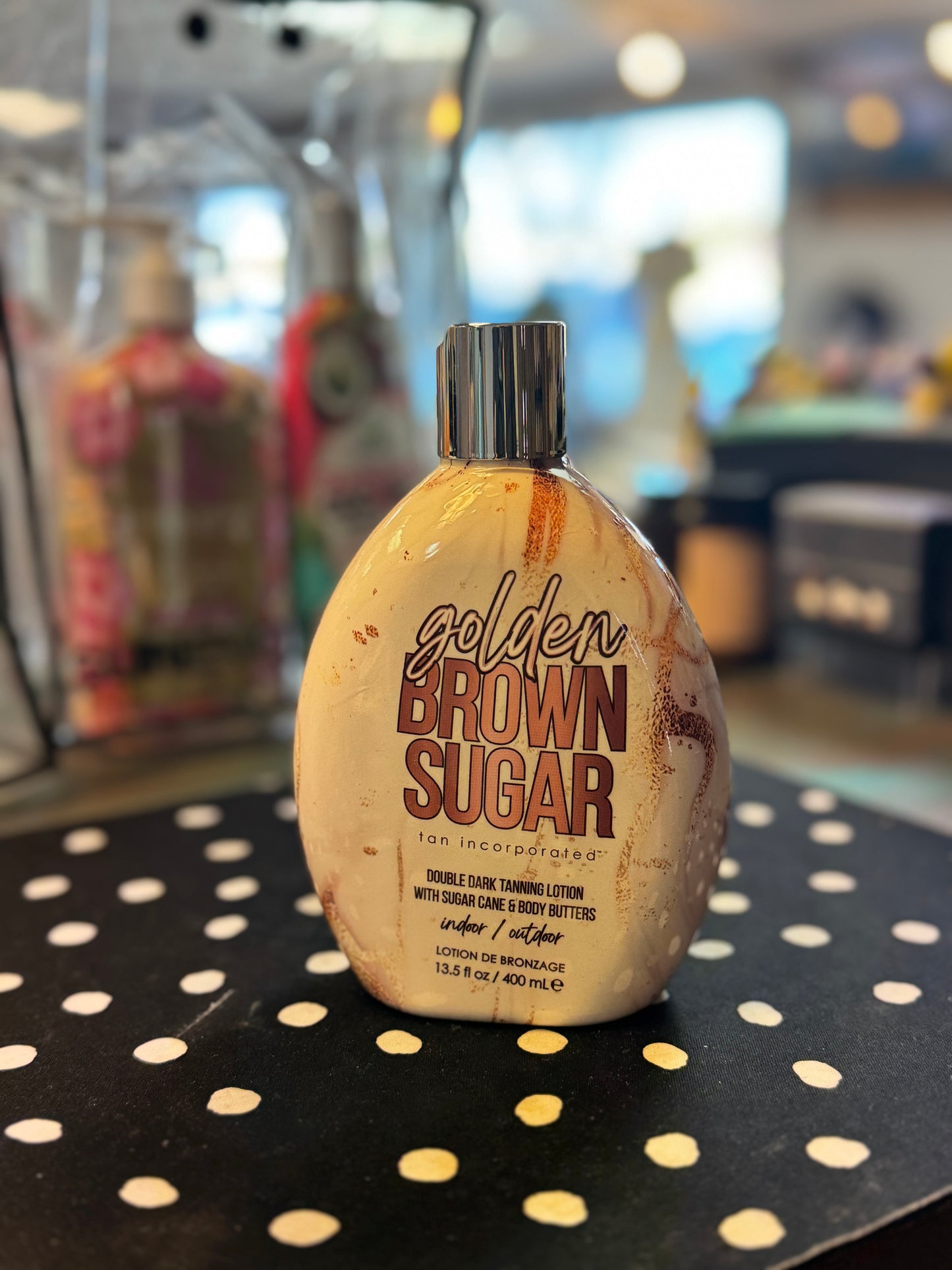 Golden Brown Sugar tanning lotion