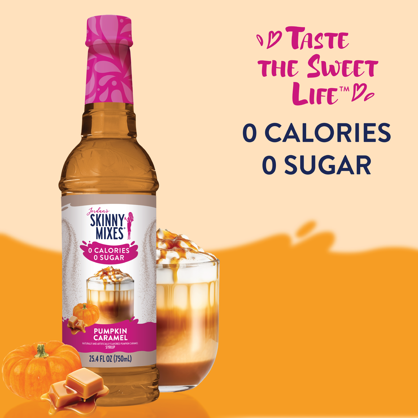 Jordan's Skinny Mixes - Sugar Free Pumpkin Caramel Syrup