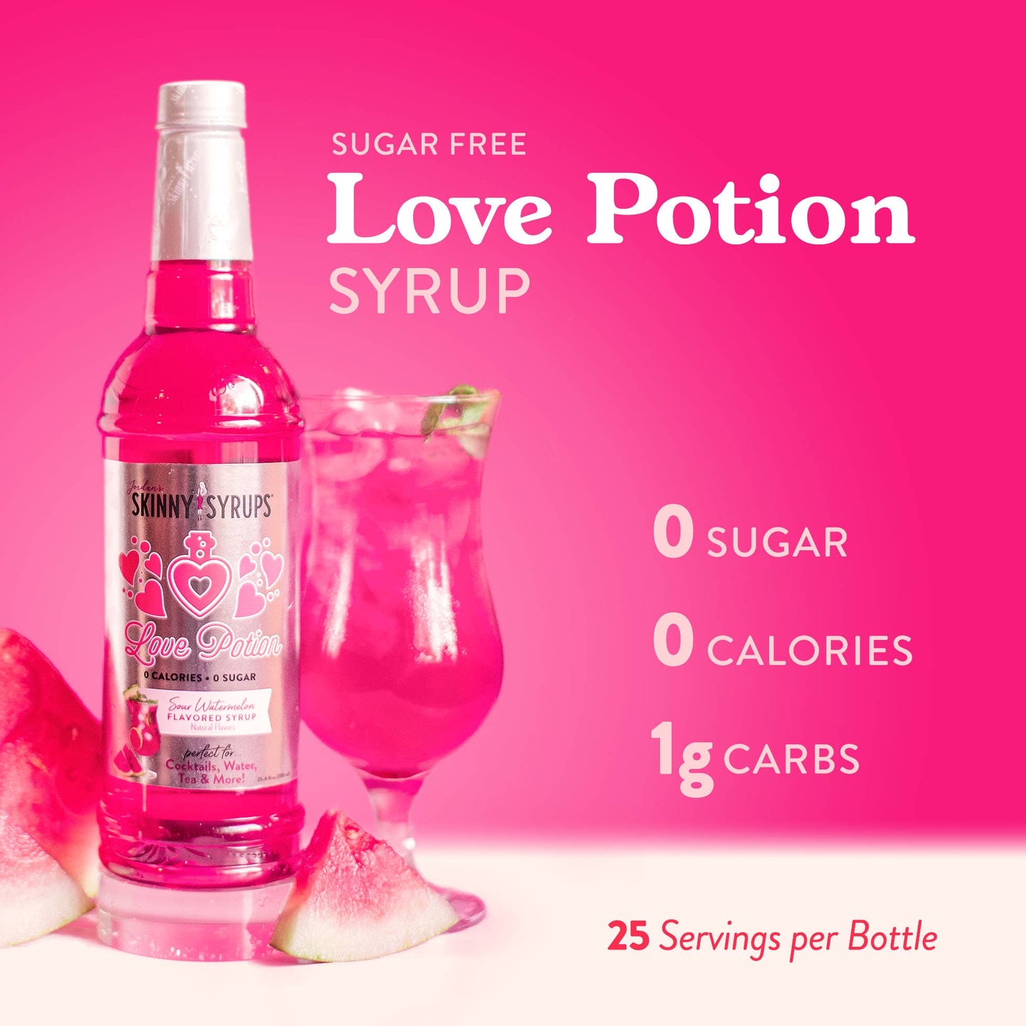 Jordan's Skinny Mixes - Sugar Free Love Potion Syrup