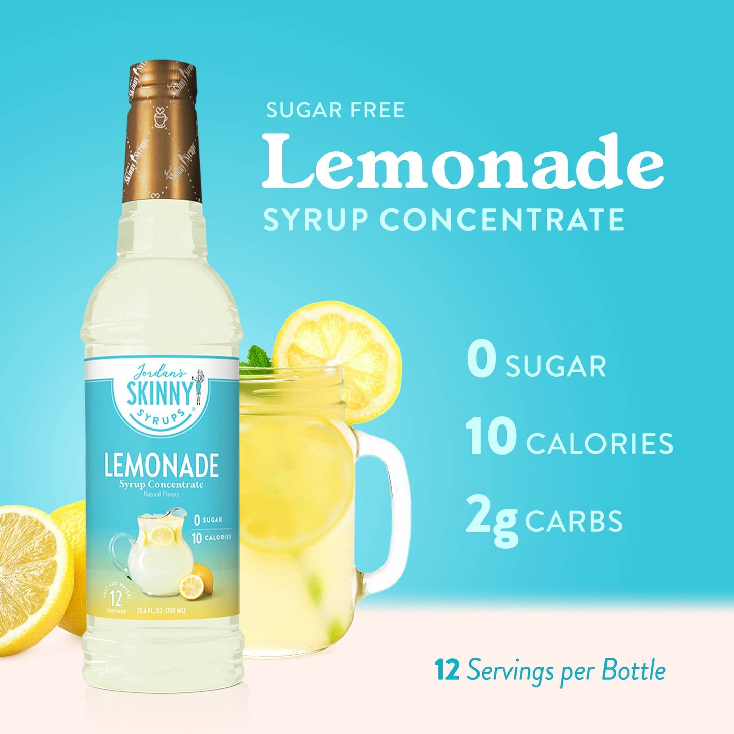 Jordan's Skinny Mixes - Sugar Free Lemonade Syrup Concentrate