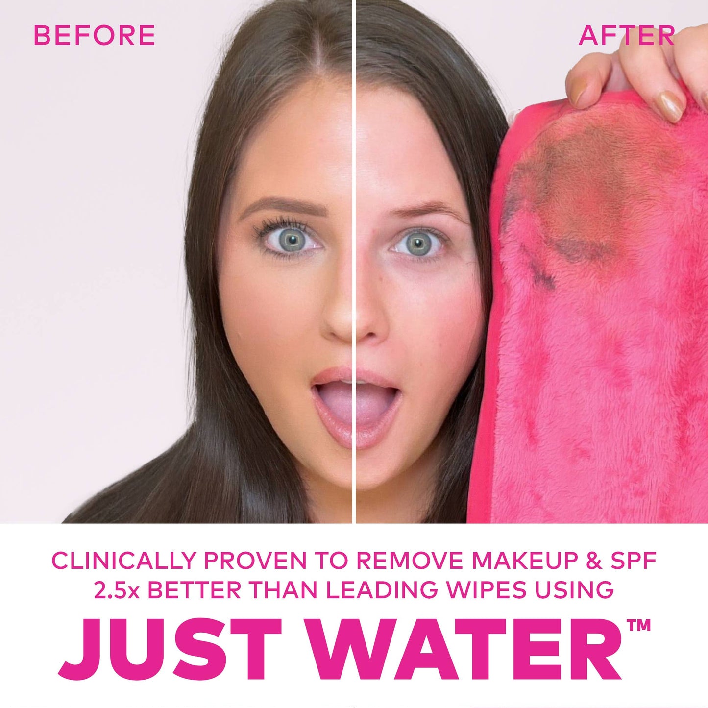 The Original MakeUp Eraser - Original Pink MakeUp Eraser PRO | Best Seller