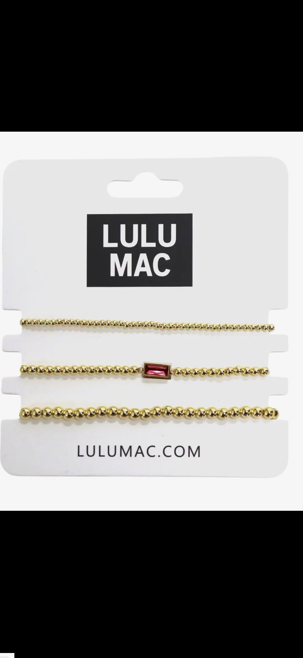 Lulu Mac Birthstone Bracelet