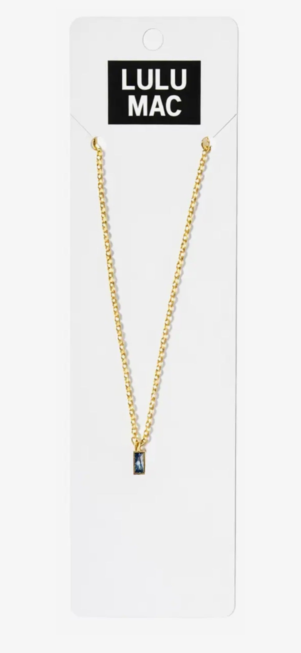 LuLu Mac Birthstone Necklace