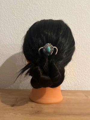 Stirling Thyme - Turquoise hair fork
