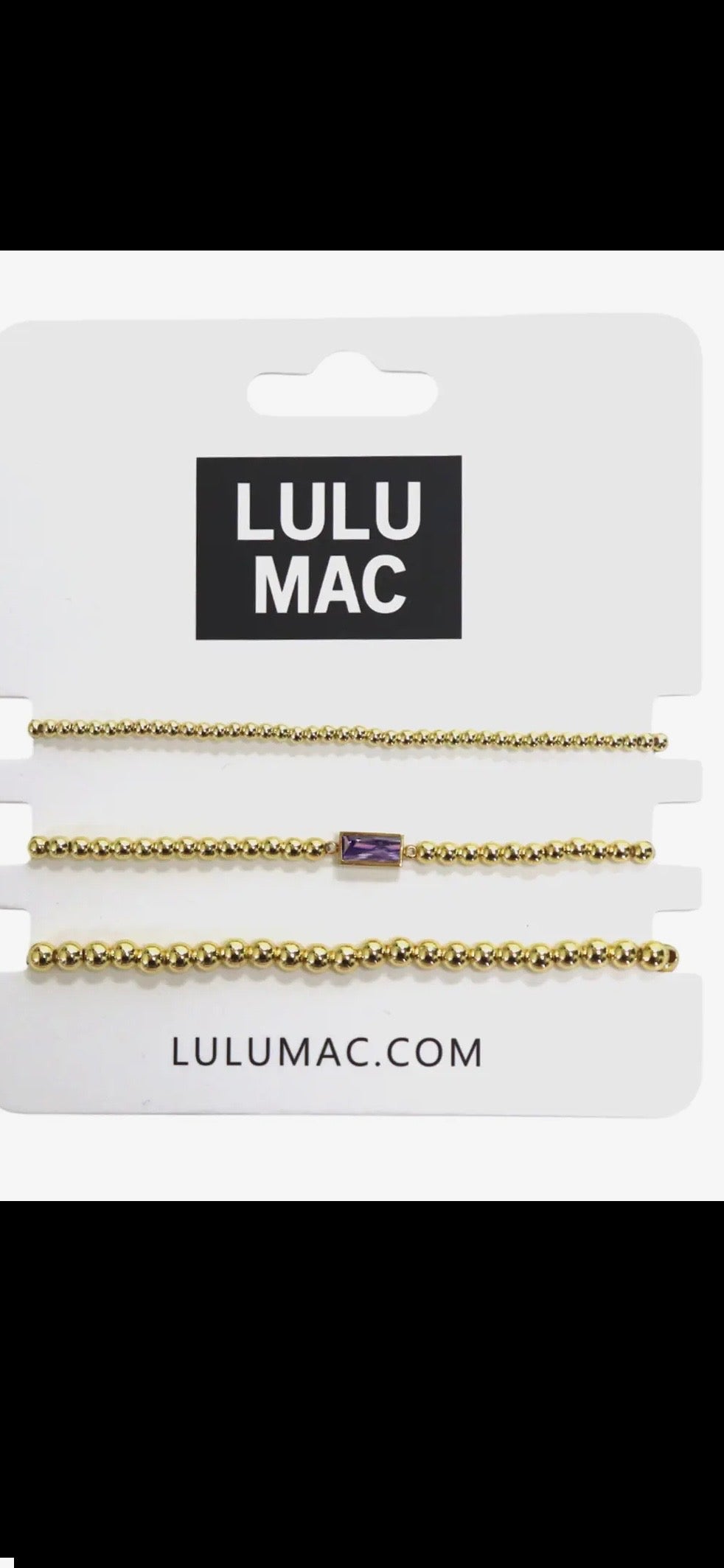 Lulu Mac Birthstone Bracelet