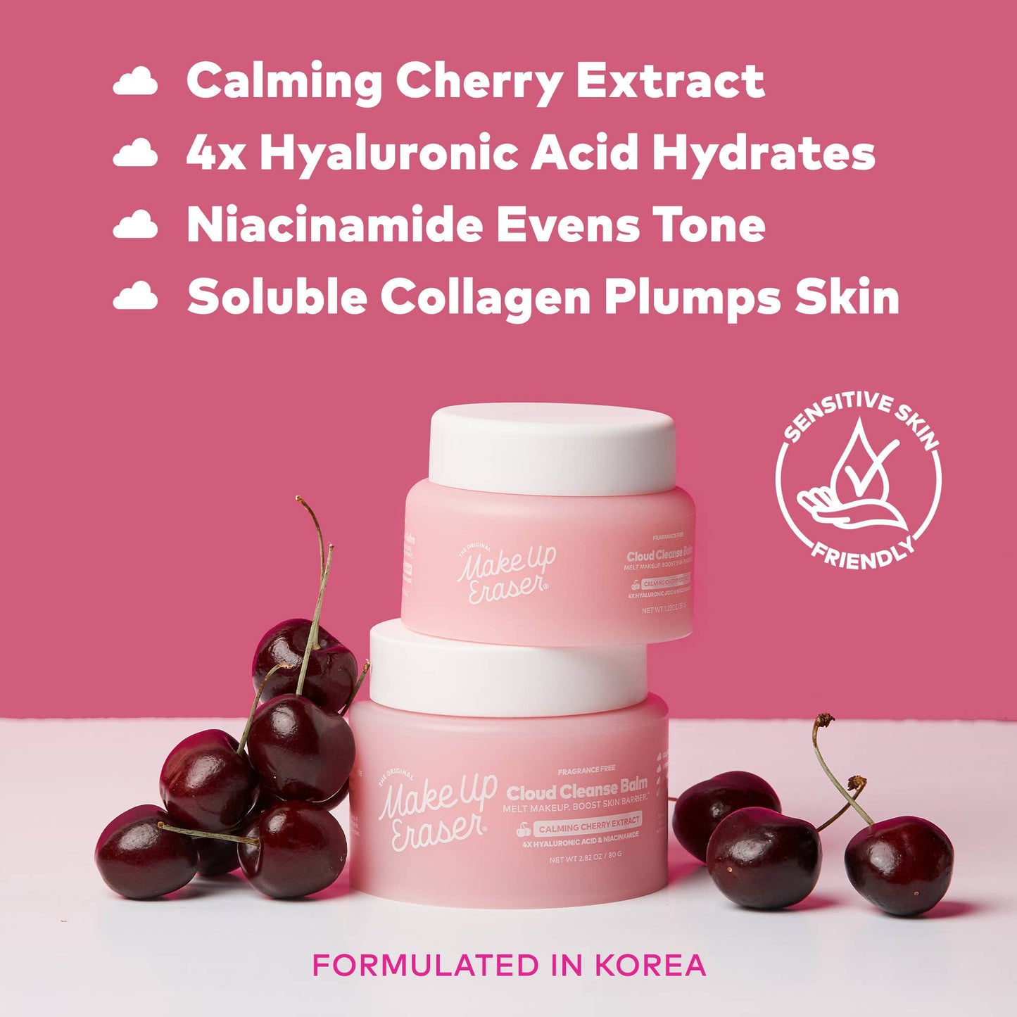The Original MakeUp Eraser - Cloud Cleanse Cherry Melting Balm | Erase Makeup Treat Skin™ - 100ml