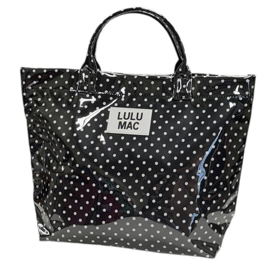 Girlie Girl Originals - LM-BG-1003 TOTE BAG BLACK/WHITE DOT