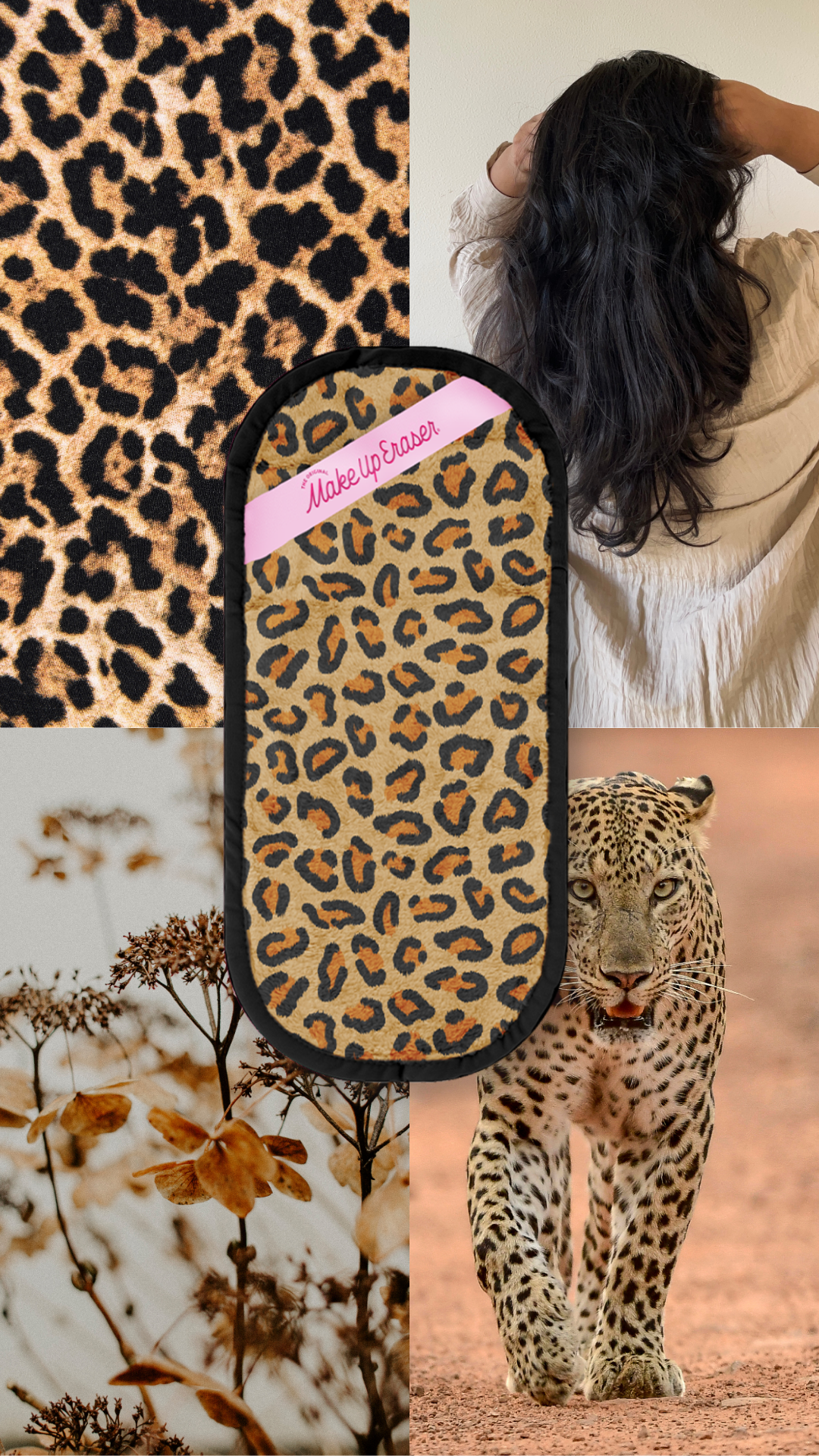 The Original MakeUp Eraser - Leopard Print PRO MakeUp Eraser