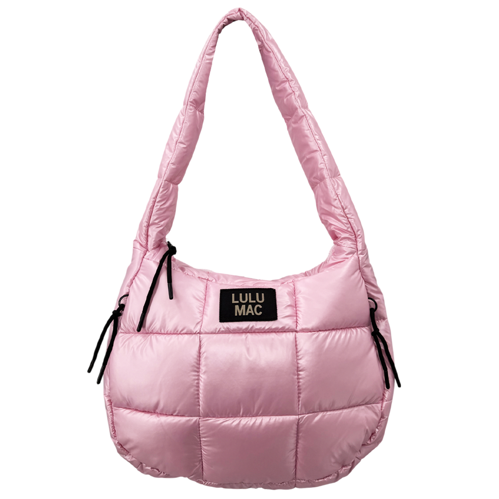 Girlie Girl Originals - MP-8412 PUFFER METALLIC TOTE BAG - ROSE GOLD