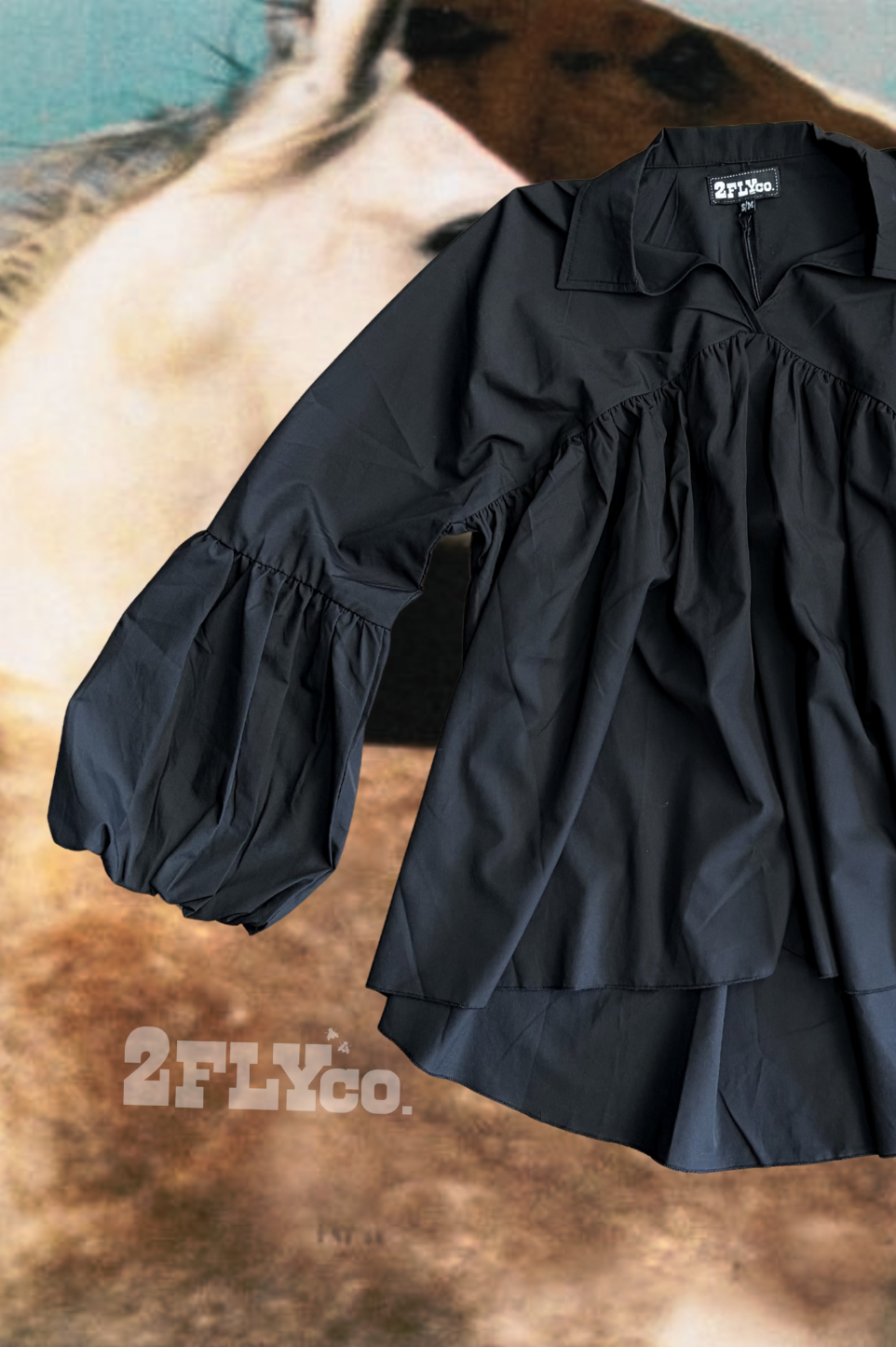 2 Fly Co - THE BRAZOS TOP *BLACK