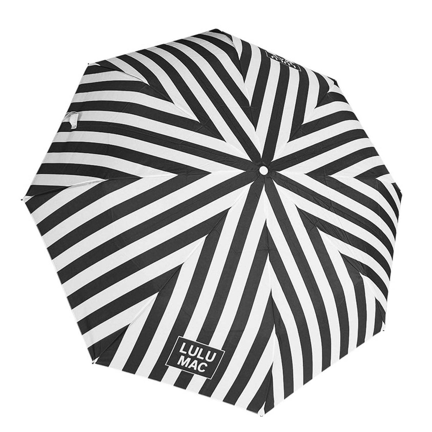 Girlie Girl Originals - Lulu Mac Umbrella-Black Stripe