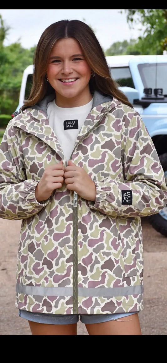 Lulu Mac Lt Camo Raincoat