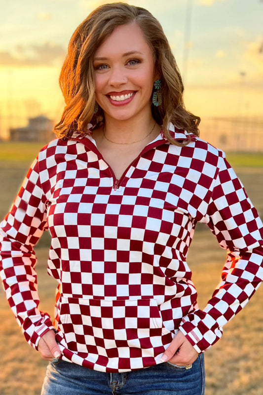 Game Day pullover Maroon