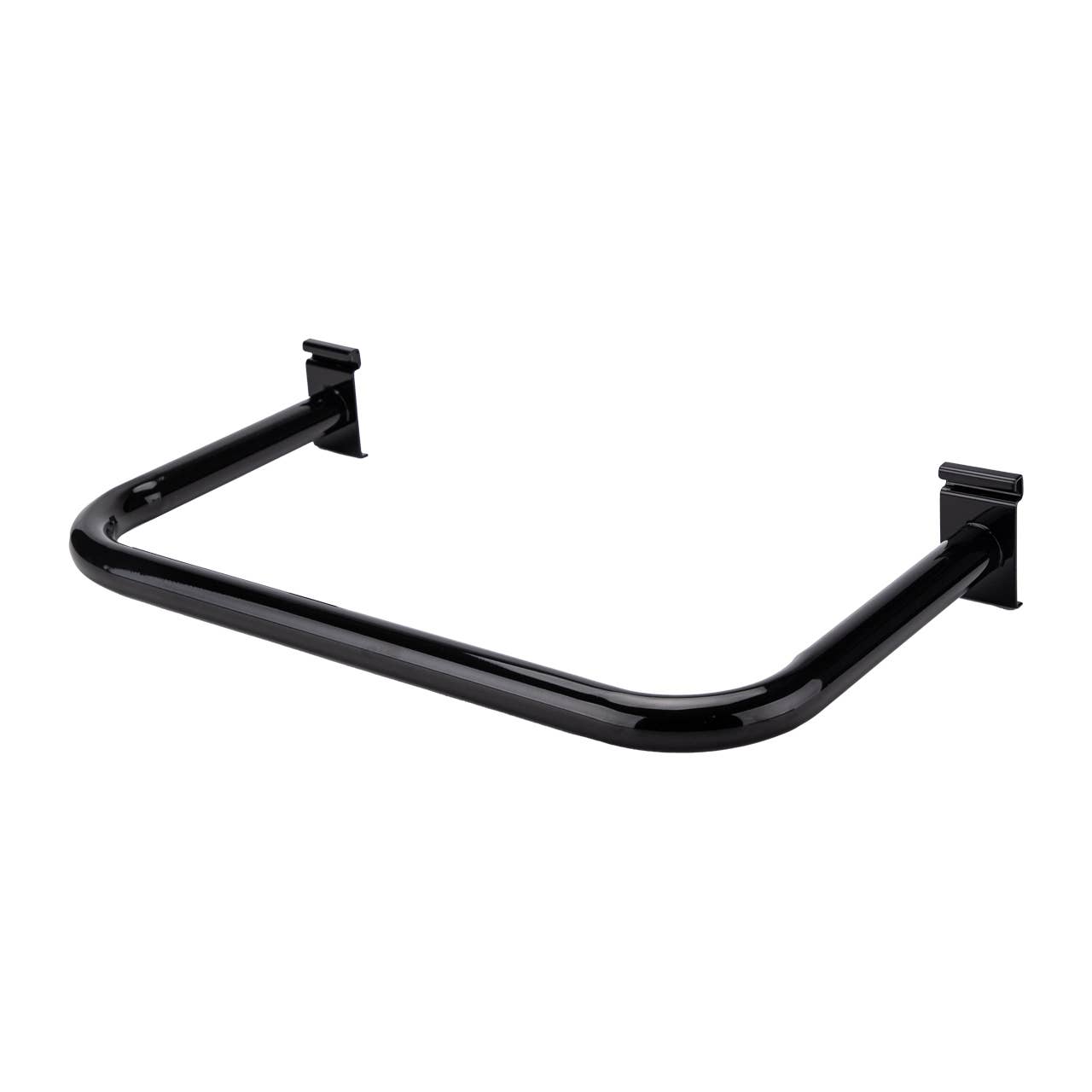 Store Supply Warehouse - Black U-Shaped Hangrail For Wire Grid