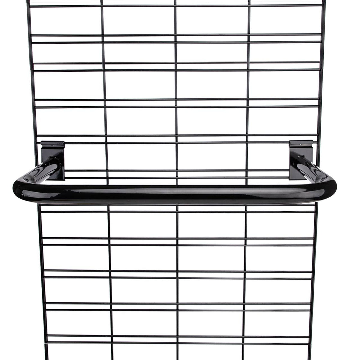 Store Supply Warehouse - Black U-Shaped Hangrail For Wire Grid