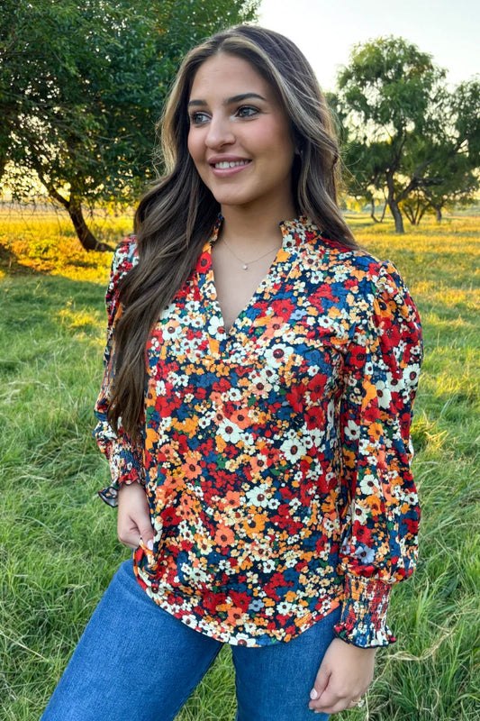 Sunset Garden Top