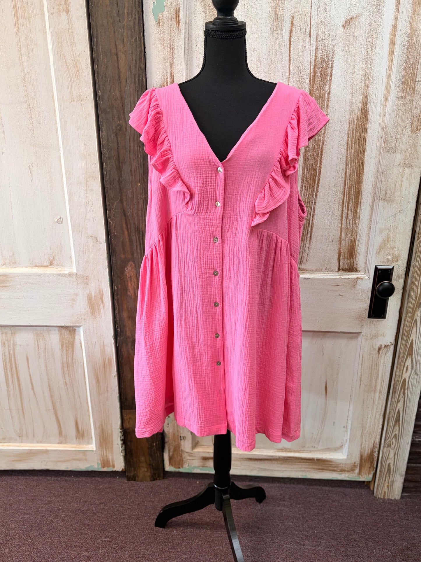 Pink Peony Dress