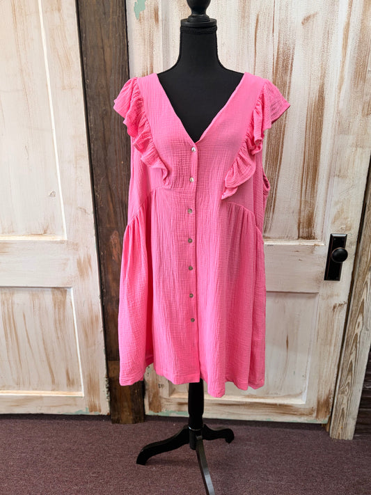 Pink Peony Dress