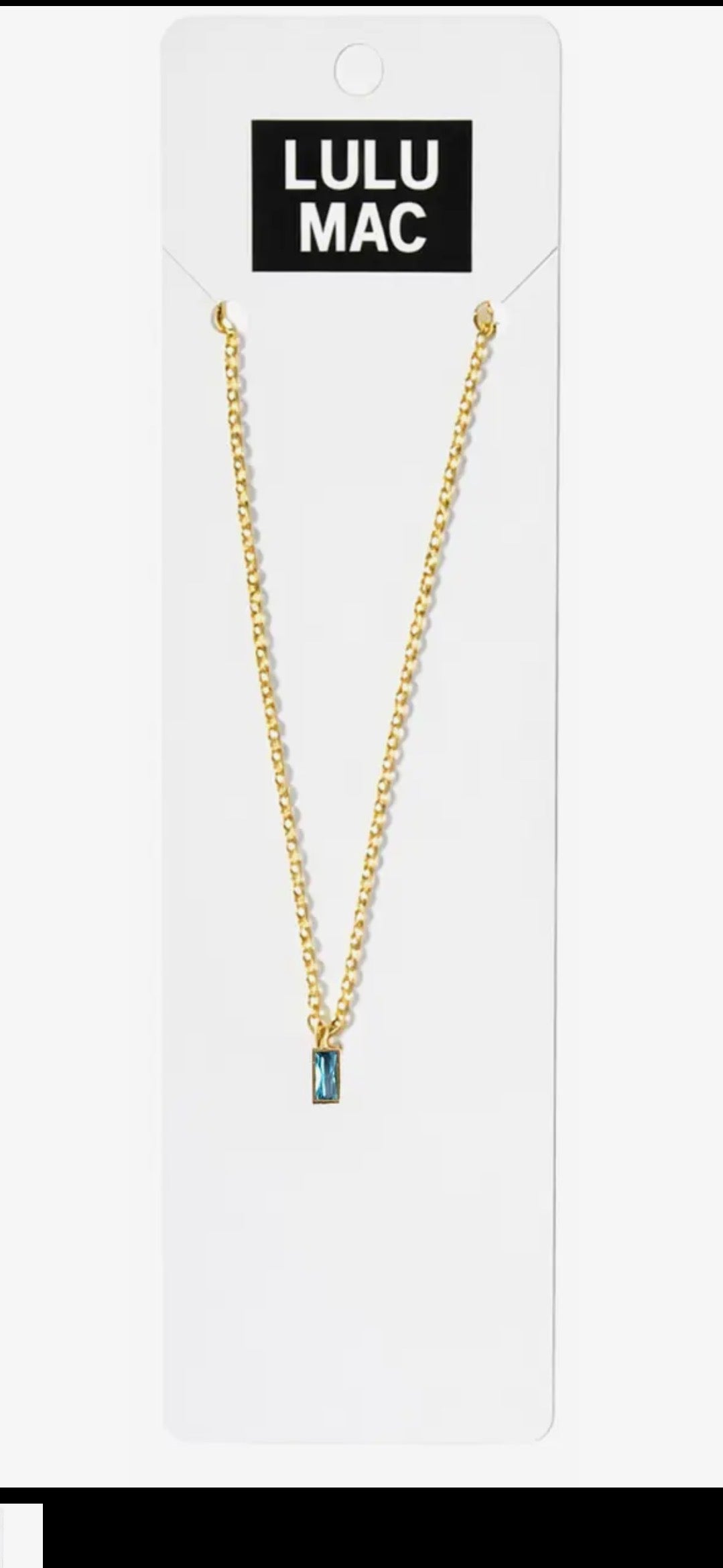 LuLu Mac Birthstone Necklace