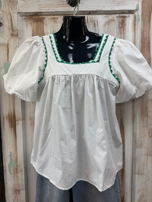 Savannah Scallop Top