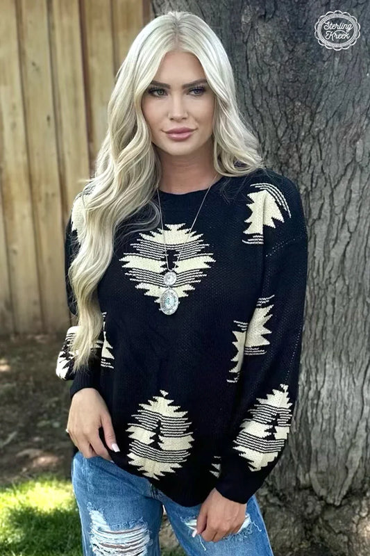 Paint It Aztec Sweater