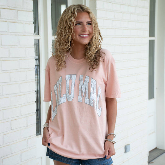 Girlie Girl Originals - LM-CM-1000 Camo Adult Peachy Comfort Colors Tee