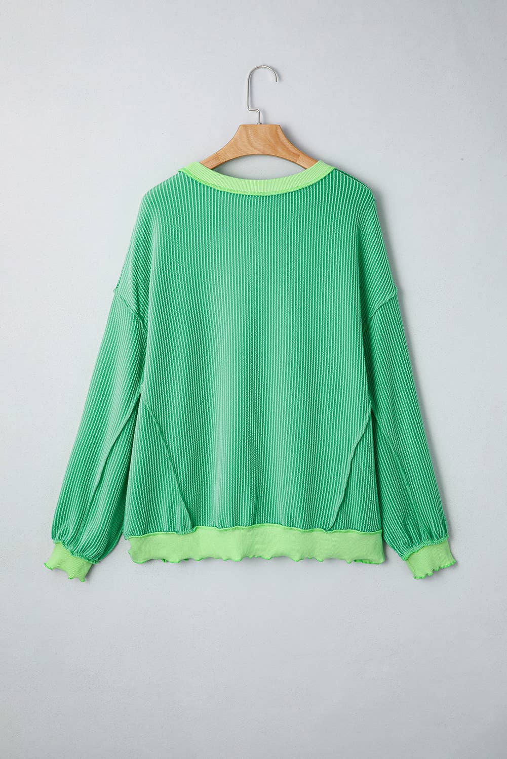 66DISCO - 66 Sweetheart Hot Pink Lucky Distressed Knit Top (S-XL)