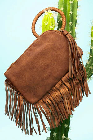 FAIRLEIGH FRINGE BANGLE CLUTCH