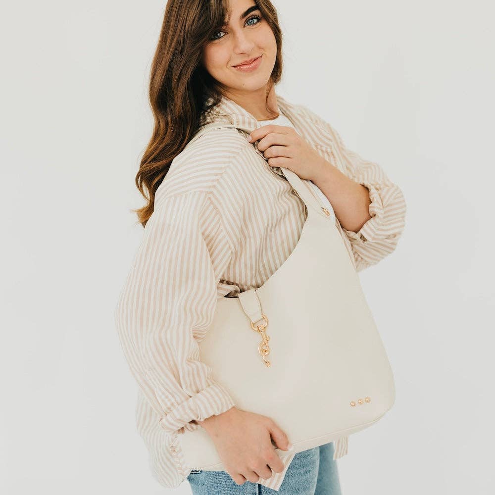 Pretty Simple - Haddie Hobo Vegan Leather Tote