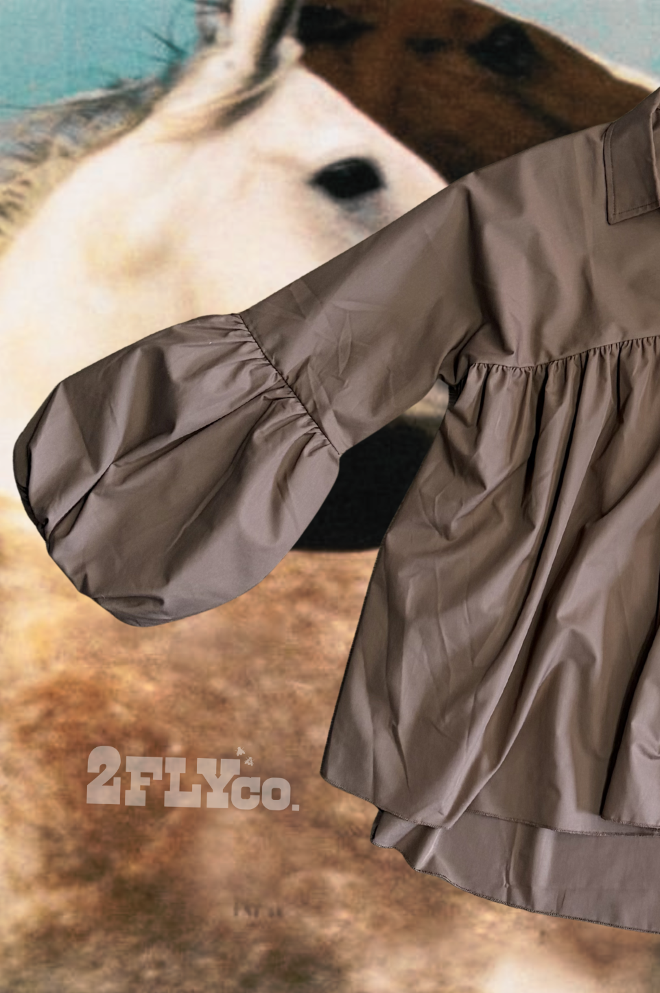 2 Fly Co - THE BRAZOS TOP *MOCHA