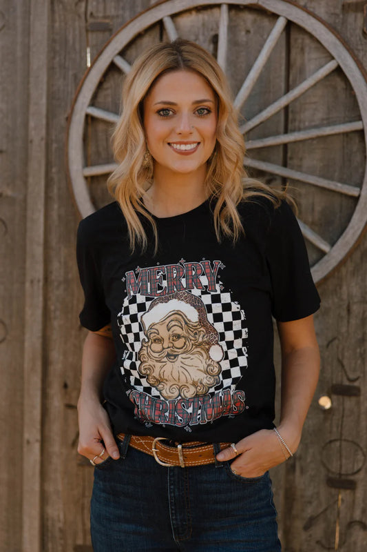 Checked Twice Tee