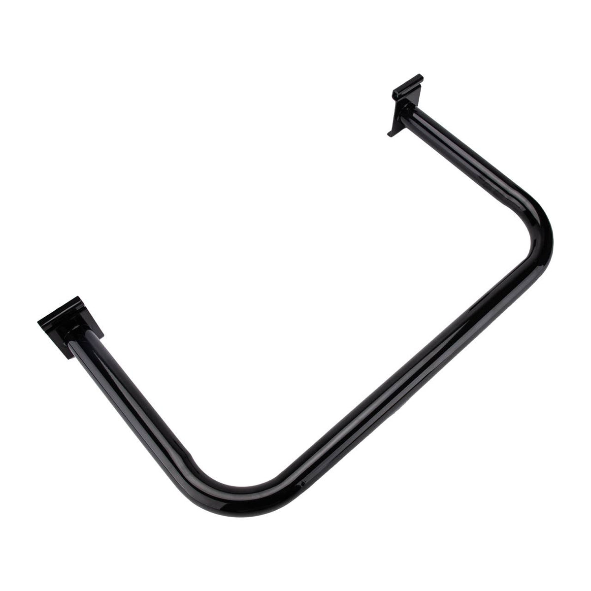 Store Supply Warehouse - Black U-Shaped Hangrail For Wire Grid