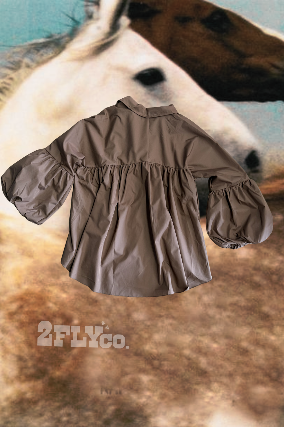 2 Fly Co - THE BRAZOS TOP *MOCHA
