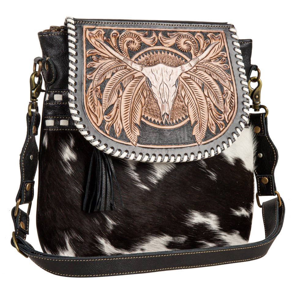 Myra Bag - Spirit Of The Herd HandTooled Bag
