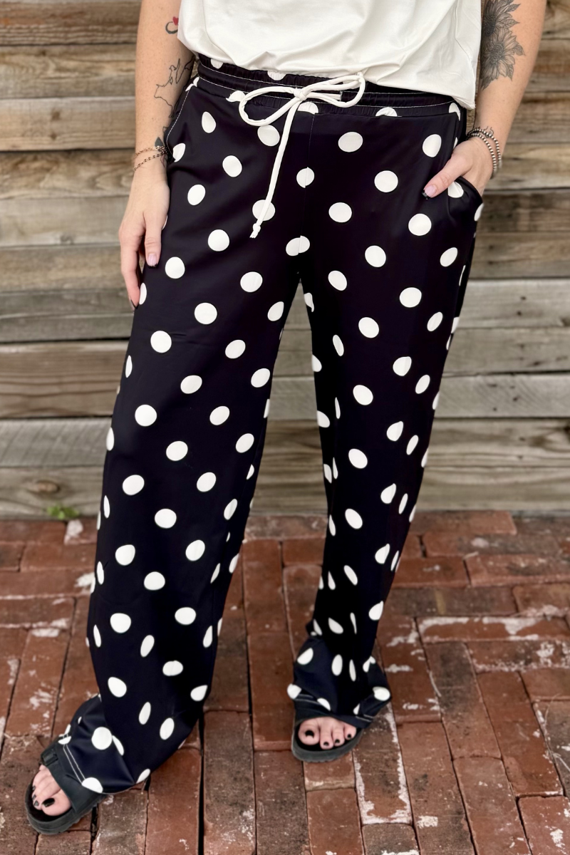 Sterling Kreek - Polka Dot Posie Pants - Black