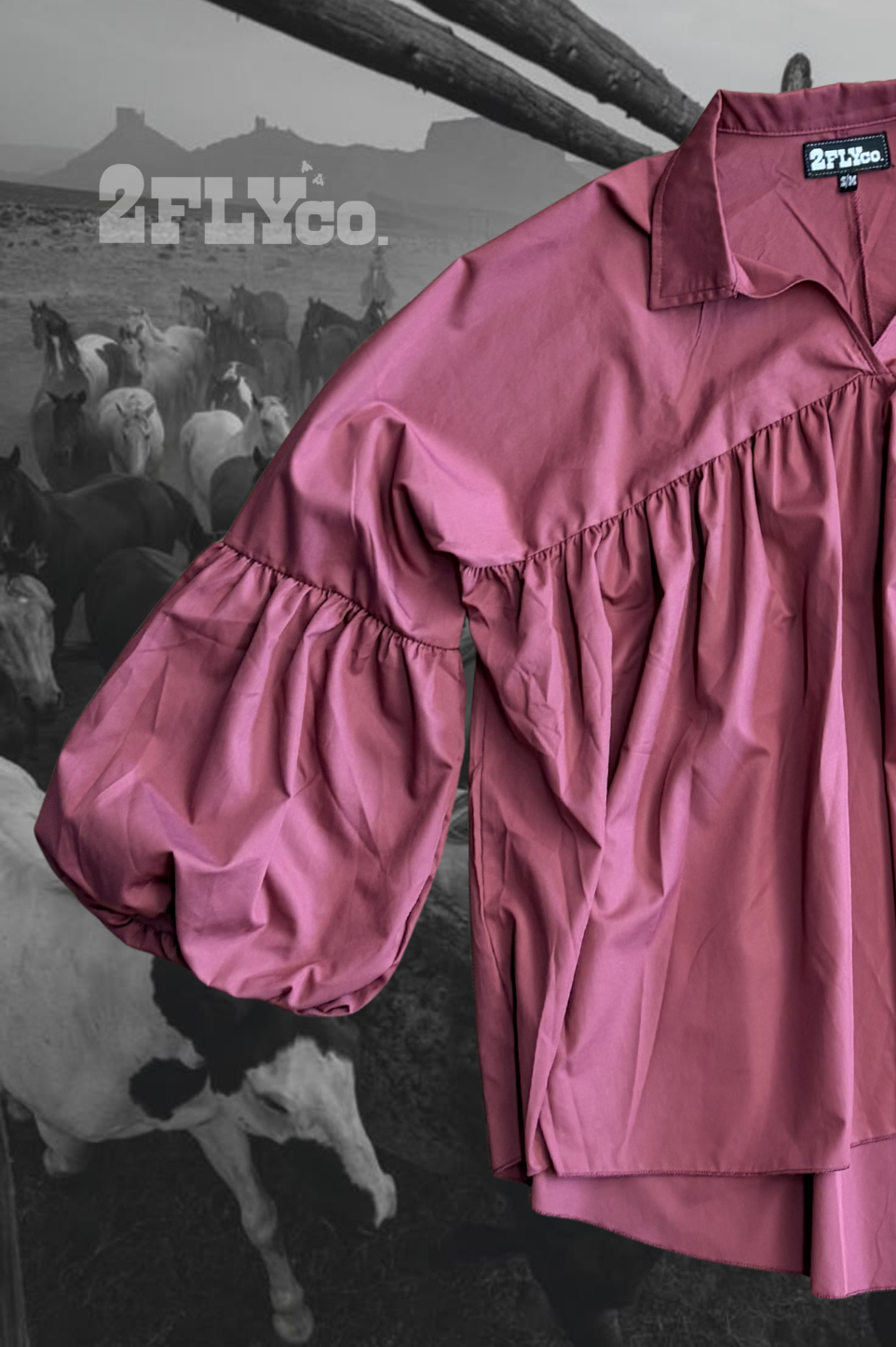2 Fly Co - THE BRAZOS TOP *WINE
