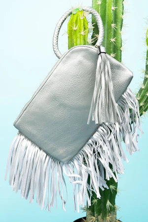 FAIRLEIGH FRINGE BANGLE CLUTCH