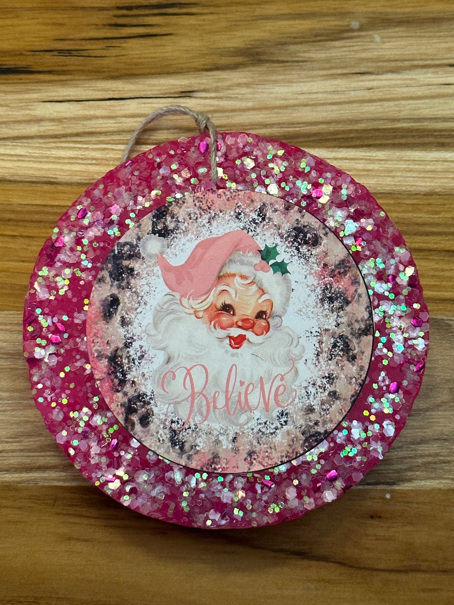 Believe Vintage Santa: Holly Jolly Berry