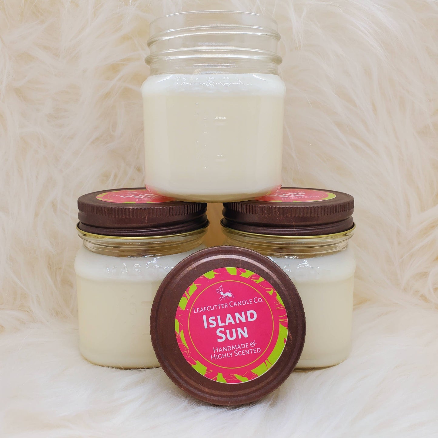 8 oz Jelly Jar Soy Candle: Salt Water Cowboy