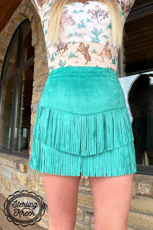 Fort Worth Fringe Skirt