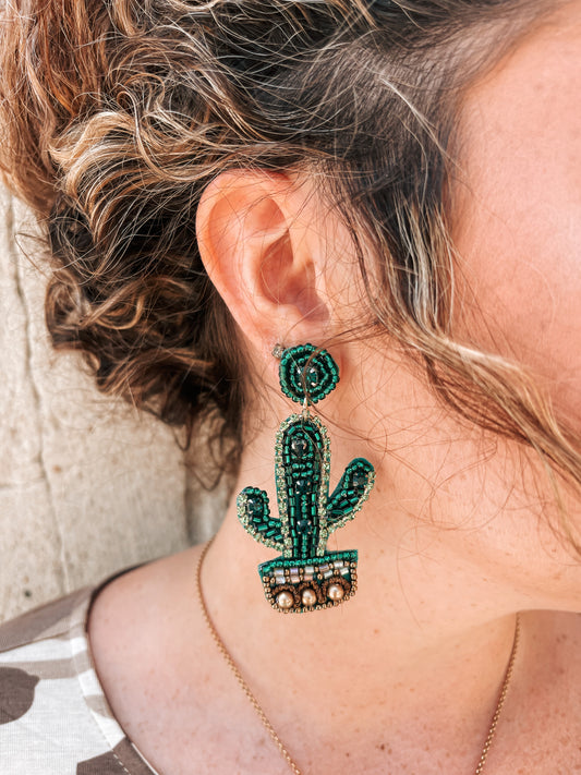 Sweet Cactus Earrings